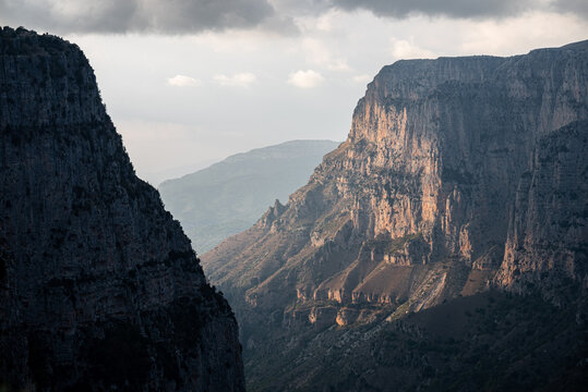 Vikos gorge in Epirus, Greece