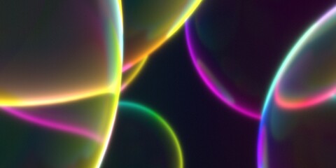 abstract background with glowing lines, bubbles with
aesthetic noise