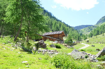 Beautiful landscape in Southtyrol 