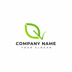 Herbal medical product logo design template