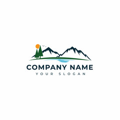 Nature product logo design template