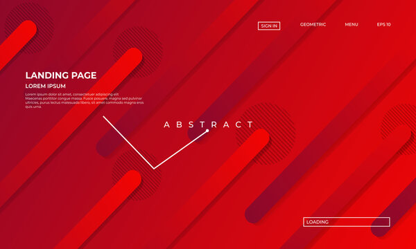 Abstract geometric red background, Suitable for presentation background, web and more