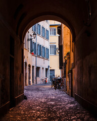 An alley somewhere in the Piazza Navona area (Rome, Italy)
