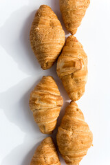 Сroissants on a white background