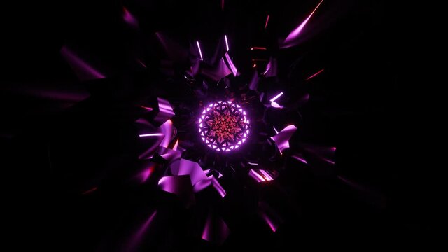 VJ Loop Awesome Fantastic Endless Tunnel.