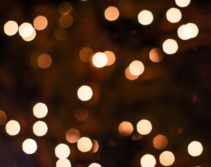 abstrack defocused,Bokeh Night Background..