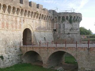 Porta Nova in Colle di Val d'Elsa is the city gate built by San Gallo architect and belongs to a fortress with cylindrical towers