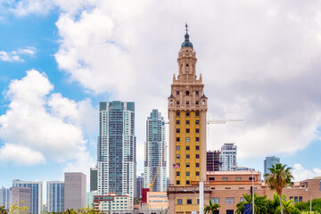 Fototapeta na wymiar Freedom Tower in Miami City, USA