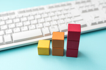 キーボード　棒グラフ