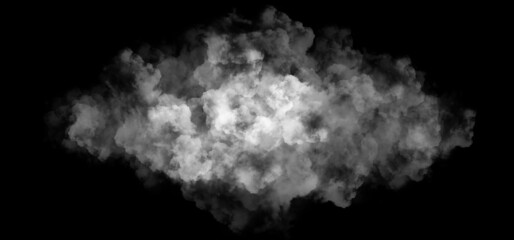 white smoke on black background
