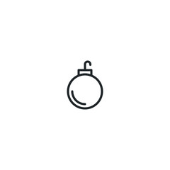 Fototapeta premium crackers line icon, outline vector sign, pixel perfect icon