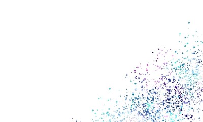 Glitter on white background. Colors glittering of Holiday's Season on white background