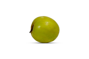 Fresh juicy jujube isolated on white background