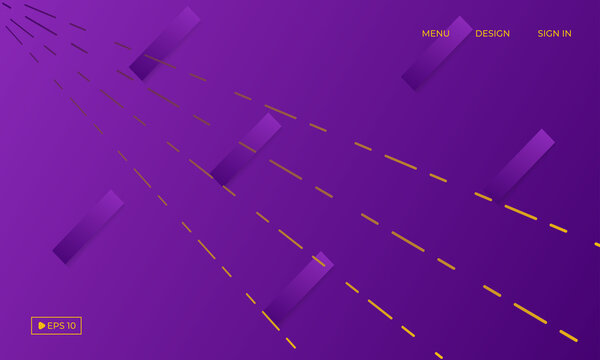 Minimal geometric background with line gradient. Dynamic shape composition. Suitable for web, banners, posters and more.