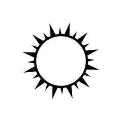 Sun icon vector set. Summer illustration sign collection. Sun symbol or logo.