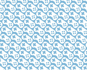 Joystick pattern seamless. gamepad background. Video game controller texture. © popaukropa