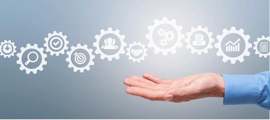 Operations management involving business process and workflow, monitoring and evaluation, quality control.