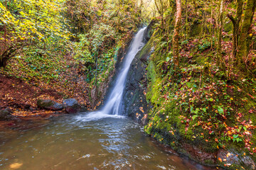 Aydinpinar waterfalls in Duzce Province of Turkey