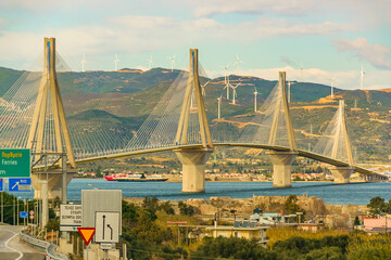 Antirio Bridge, Patras, Greece