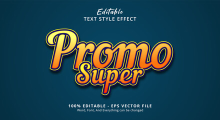 Super Promo Editable Text Effect