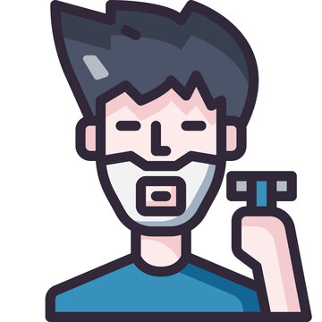 recommend clip art: shaving line icon