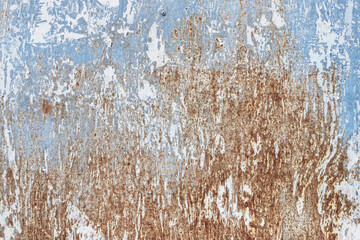 Rusty metal panel texture background.