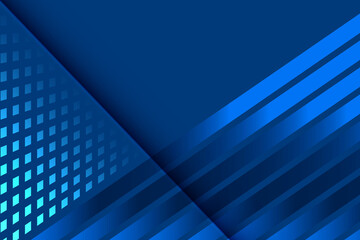 Obraz premium Abstract geometric blue color background with modern design pattern. Vector illustration.