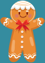 christmas gingerbread person