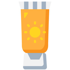 sunblock flat icon