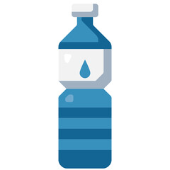 water bottle flat icon