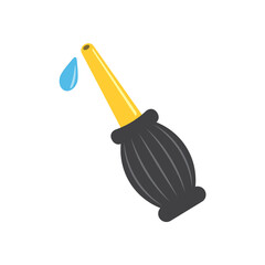 Rubber Balls Medical. Enema vector illustration symbol object. Flat icon style concept design. doctor's tools Concept. Vector illustration