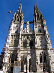 Dom, Domplatz, Regensburg, Bayern, Deutschland, Europa  --
Cathedral, cathedral square, Regensburg,...