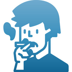 smoking gradient icon