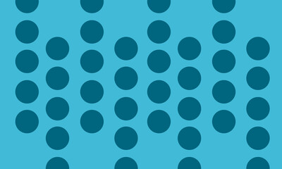 a blue background with circles
