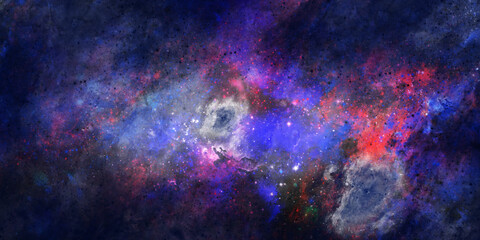  Galaxy in space, beauty of universe, nebula sparkle purple star universe in outer space black hole. Elements furnished by NASA ,  