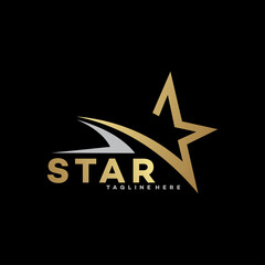 star logo icon vector isolated