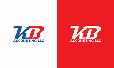 KB letter Accounting logo design