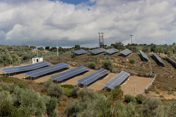 solar panels on souther hill exposure 