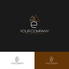 E letter Business Logo