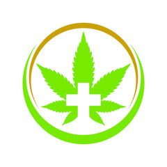cannabis leaf vector