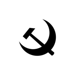 hammer and crescent moon socialist symbol