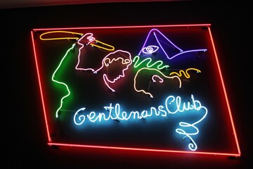 Gentlemans Club Bar - obrazy, fototapety, plakaty