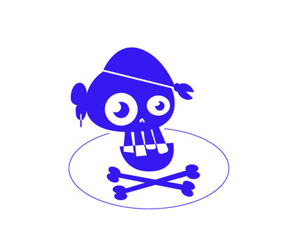 good pirate skull isotype