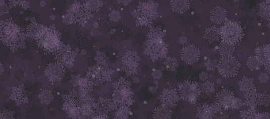 Abstract winter holiday design concept background with snowflake