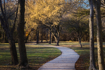 Fototapeta premium Relaxing path in a park