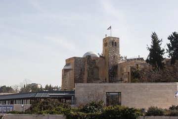 Fototapeta na wymiar Streets and buildings of Jerussalim