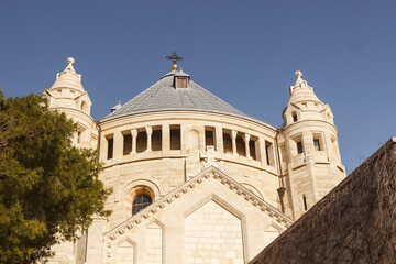 Fototapeta premium Cathedral of St. Jacob in the Old City of Jerusalem.
