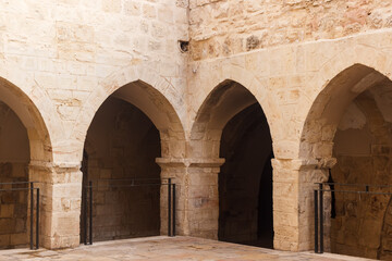 Fototapeta na wymiar Cathedral of St. Jacob in the Old City of Jerusalem.