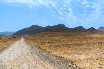 Uzbekistan, landscape on the way to  the Nuratau mountains