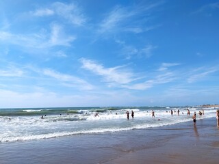 beach and sea